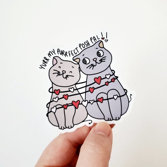 LB058 Poshmark Cat/Kitty Sticker [Price Firm] - Picture 6 of 10